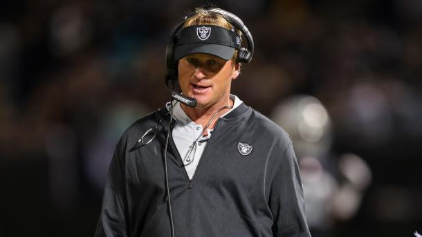 Jon Gruden has set out to make big changes to the Raiders | Source: USA TODAY Sports