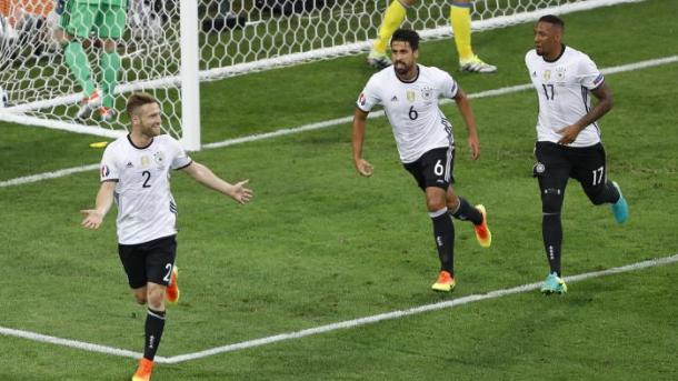 Mustafi scored versus Ukraine at Euro 2016 (photo:google images)