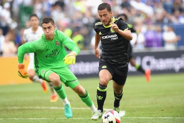 Eden Hazard scores two in first match of the pre-season. | Photo: Chelsea FC