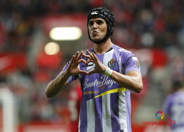 Luismi empató para el Valladolid en la recta final // Imagen: LaLiga 123