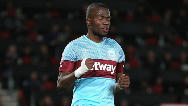 Above: Enner Valencia celebrating his goal in West Ham's 2-1 win over Bournemouth | Photo: Sky Sports