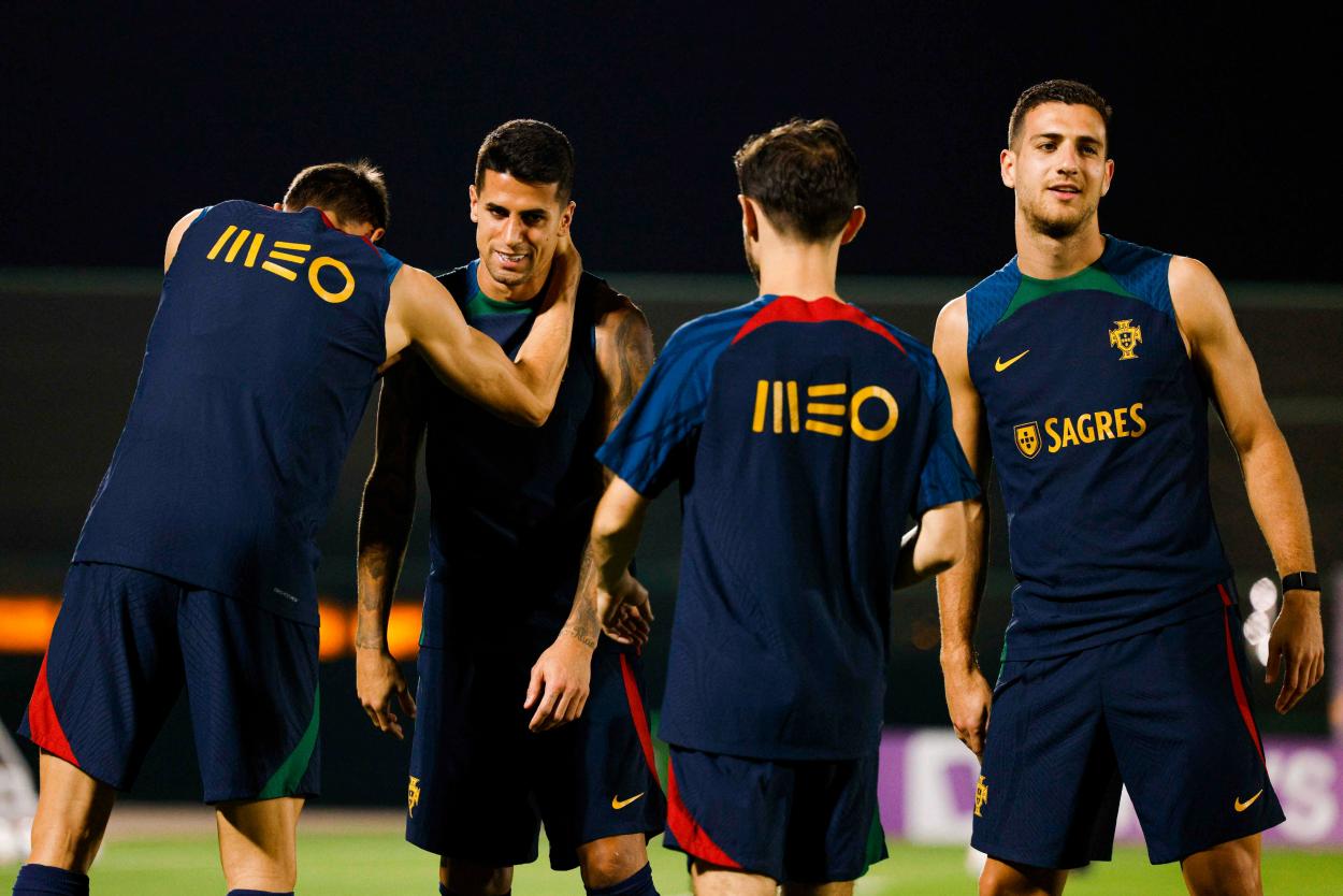 Por la tarde del jueves la selección portuguesa se entrenó en el complejo deportivo asignado. Foto: @selecaoportugal