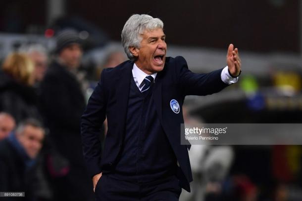 Gian Piero Gasperini en el partido frente al Genoa / Foto: gettyimages