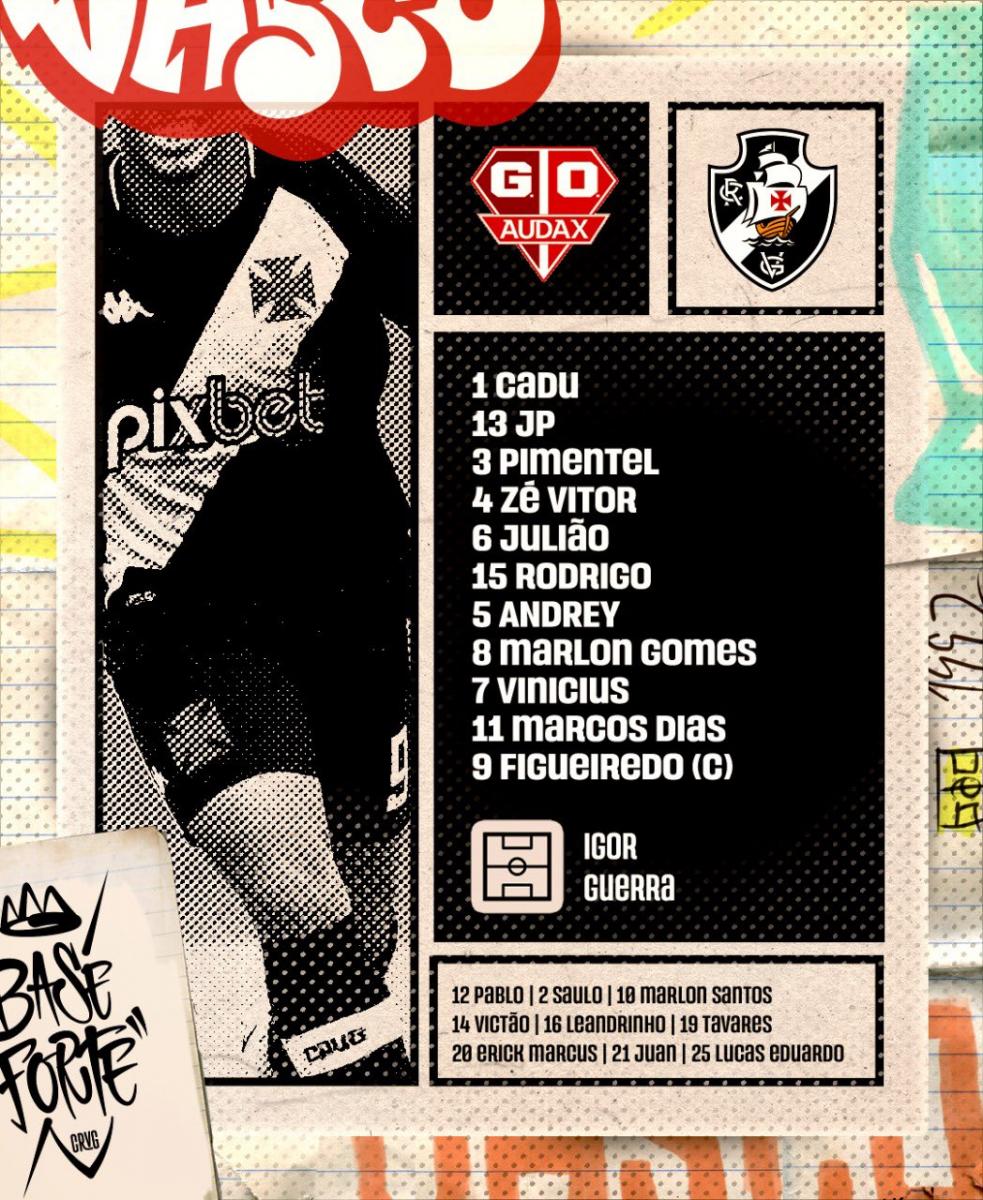 Foto: Divulgação/Vasco