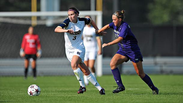 Andrews in her early college years at Notre Dame | Source: Matt Cashore/ESPNW