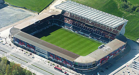 Toma aérea del Estadio El Sadar | Foto:Osasuna.es