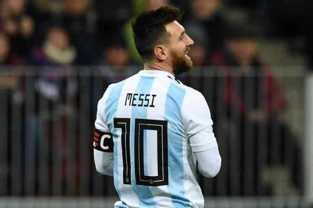 Messi durante un partido de clasificación para el Mundial de 2018 | Foto: AFA