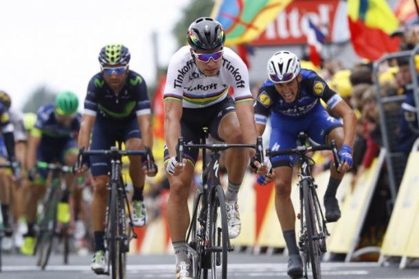 Sagan rompío su maldición en el Tour | Foto: Movistar Team / Bettini Photo