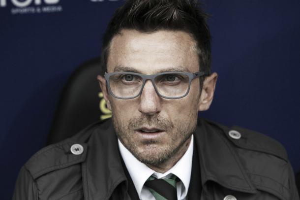 Di Francesco writing history for Sassuolo | Photo: fourfourtwo.com