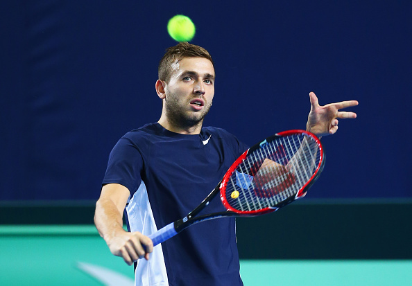 Evans in practice for the tie (Photo: Getty Images/Clive Brunskill)