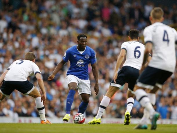 Everton's Romelu Lukaku is a doubt for Saturday's Premier League opener. | Photo: Getty Images