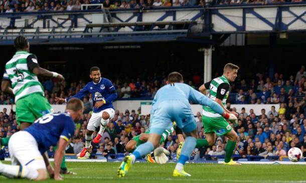 Aaron Lennon scored his first goal since March. | Photo: Getty Images