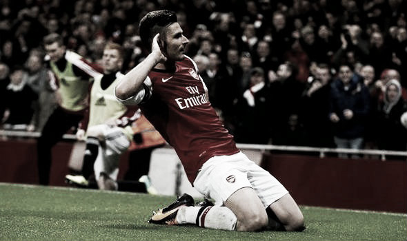 Giroud has scored 82 goals in total during his time in North London. Photo: Express.co.uk