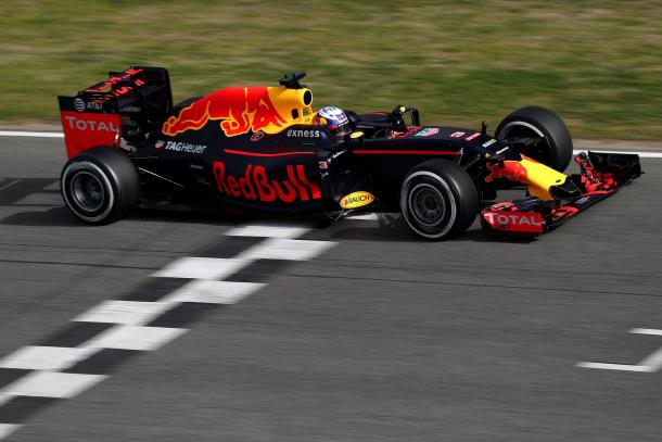 Daniel Ricciardo, durante las pruebas de pretemporada en Montmeló | Fuente: www.redbull.com