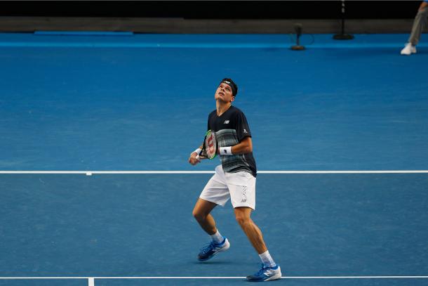Milos Raonic. Fonte: Luke Hemer/Tennis Australia
