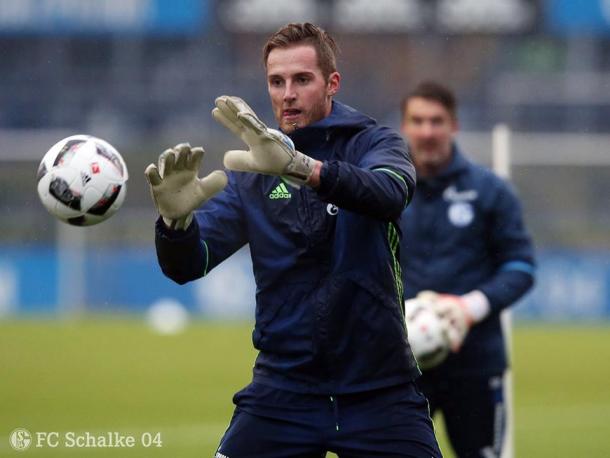 Fährmann en un entrenamiento. Foto: schalke.de