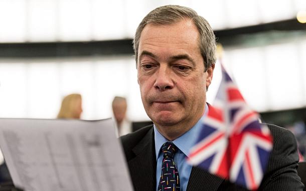 Farage (Partido por la Independencia), el gran vencedor | Foto: The Telegraph