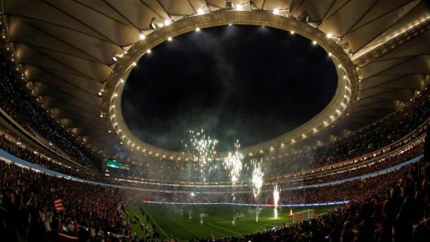 Tutta la bellezza del Wanda Metropolitano nel giorno dell'inaugurazione ufficiale. Fonte foto: Hindustan Times