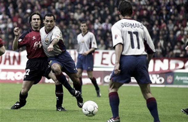 Overmans, jugador del Barça en el año 2001 | Foto: FC Barcelona