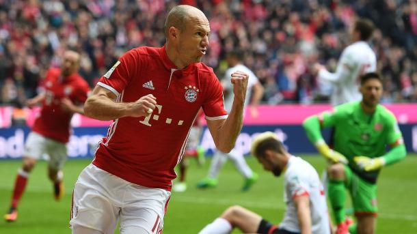 Celebración de Robben / FOTO: Bayern Múnich