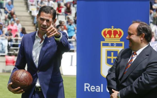Hierro en su presentación | Foto: Real Oviedo