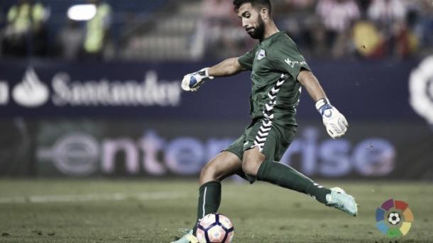 Pacheco durante un encuentro. Foto: La Liga