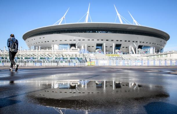 El Estadio de San Petersburgo, sede del partido inaugural del Grupo B | Foto: @FIFAWorldCup