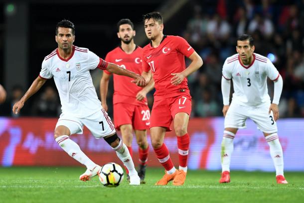 Irán cuenta con la experiencia de jugadores como Shojaei (izquierda) | Foto: @FIFAWorldCup