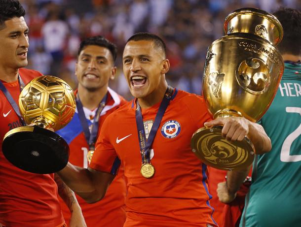 Alexis fue el mejor jugador de la Copa America Centenario (Imagen: soychile.cl)