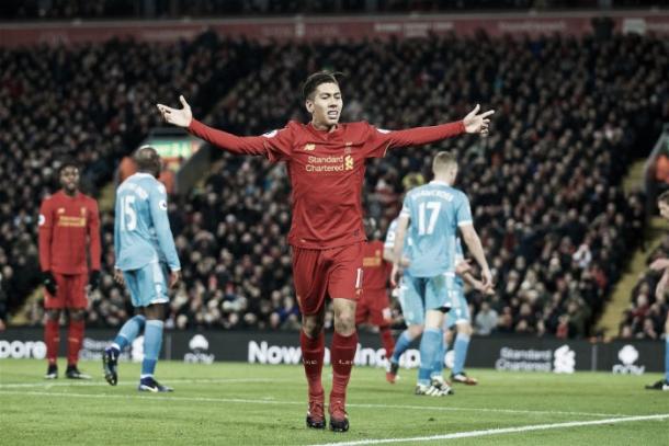 Roberto Firmino, relevo de Luis Suárez en el Liverpool. FOTO: Liverpool FC