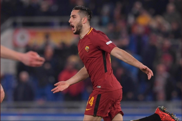 Manolas, celebrando el primer gol del encuentro // Fuente: AS Roma