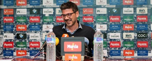 Katsikaris durante la rueda de prensa | Foto: UCAM Murcia