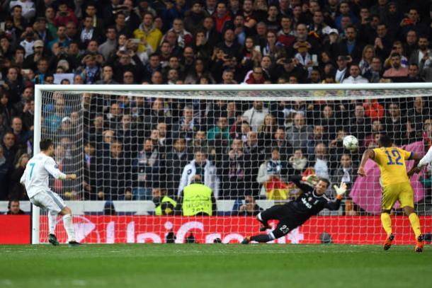 Momento do gol da classificação | Foto: David Ramos/Getty Images