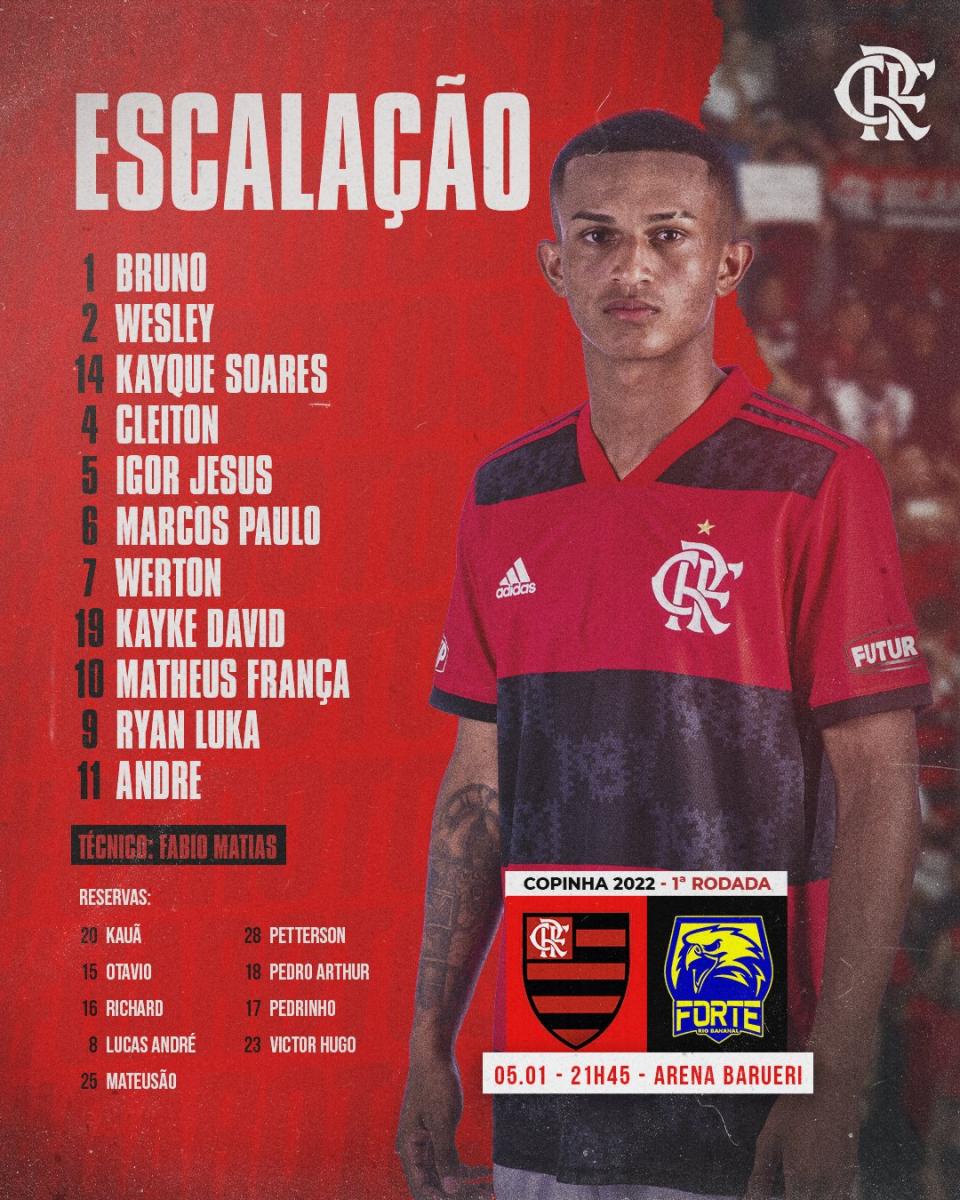 Flamengo na Copinha: jogos e onde assistir ao vivo, flamengo