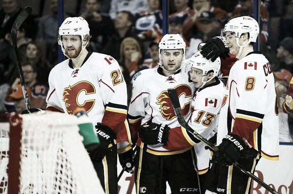 The Calgary Flames still need to sign super-star Johnny Gaudreau, but are an improved team. Source: Codie McLachlan/Getty Images North America) 