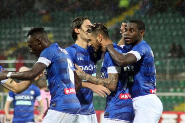L'Udinese festeggia a Palermo il secondo successo di fila - Foto SportNews