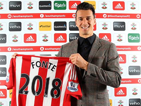 Fonte's current contract is due to expire in 2018. | Photo: Southampton Official Website