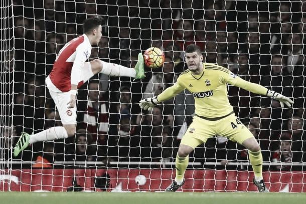 Forster won a lot of praise following an excellent performance against Arsenal (photo source:getty)