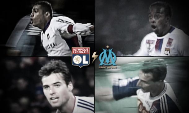 Jugadores del Lyon que se destacaron ante el Marsella. Foto: Sitio oficial Olympique de Lyon