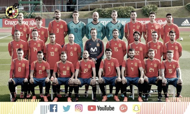 Foto oficial selección española | Foto: www.sefutbol.com