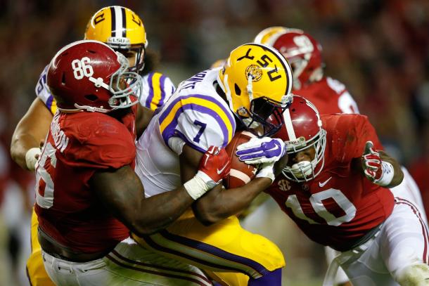 Both Leonard Fournette and Reuben Foster have chance to go in the top 10 after facing off in the SEC | Kevin C. Cox, Getty Images