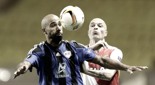 Armenteros in a Europa League game with Qarabag. | Photo: Lionel Cironneau/AP