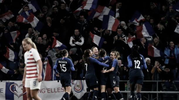 Francia después de anotar un gol/ Foto: FIFA