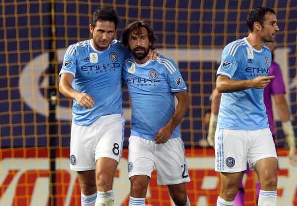 Lampard y Pirlo en New York City. Fuente: MLS