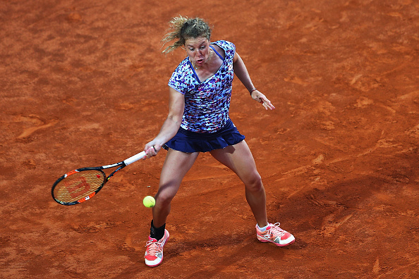 Anna-Lena Friedsam during the match. Photo: Matthew Lewis/Getty Images
