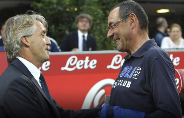 Roberto Mancini and Maurizio Sarri are good friends again  | Photo:Getty Images