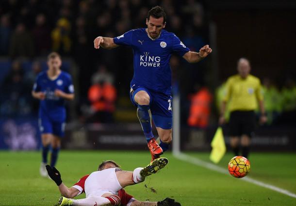 Leicester claimed another impressive point, in what's becoming a memorable season (photo: getty)