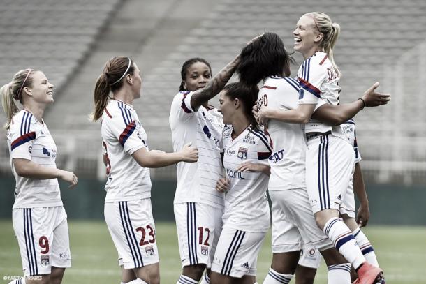 OL celebrate. | Image source: UEFA