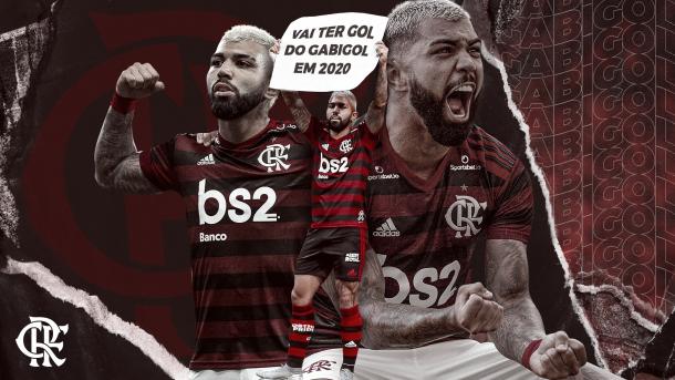 Imagem publicada pelo CRF para oficializar o acerto com Gabigol (Imagem: Reprodução / CRF)