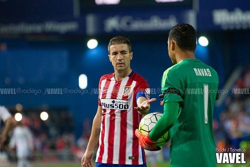 Gabi durante el derbi de la primera vuelta en el Calderón. | FOTO: Rodrigo J. Torrellas - VAVEL